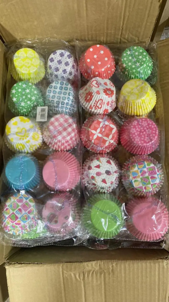 Форма для кексов бумажная 7х3 см 100 шт/уп