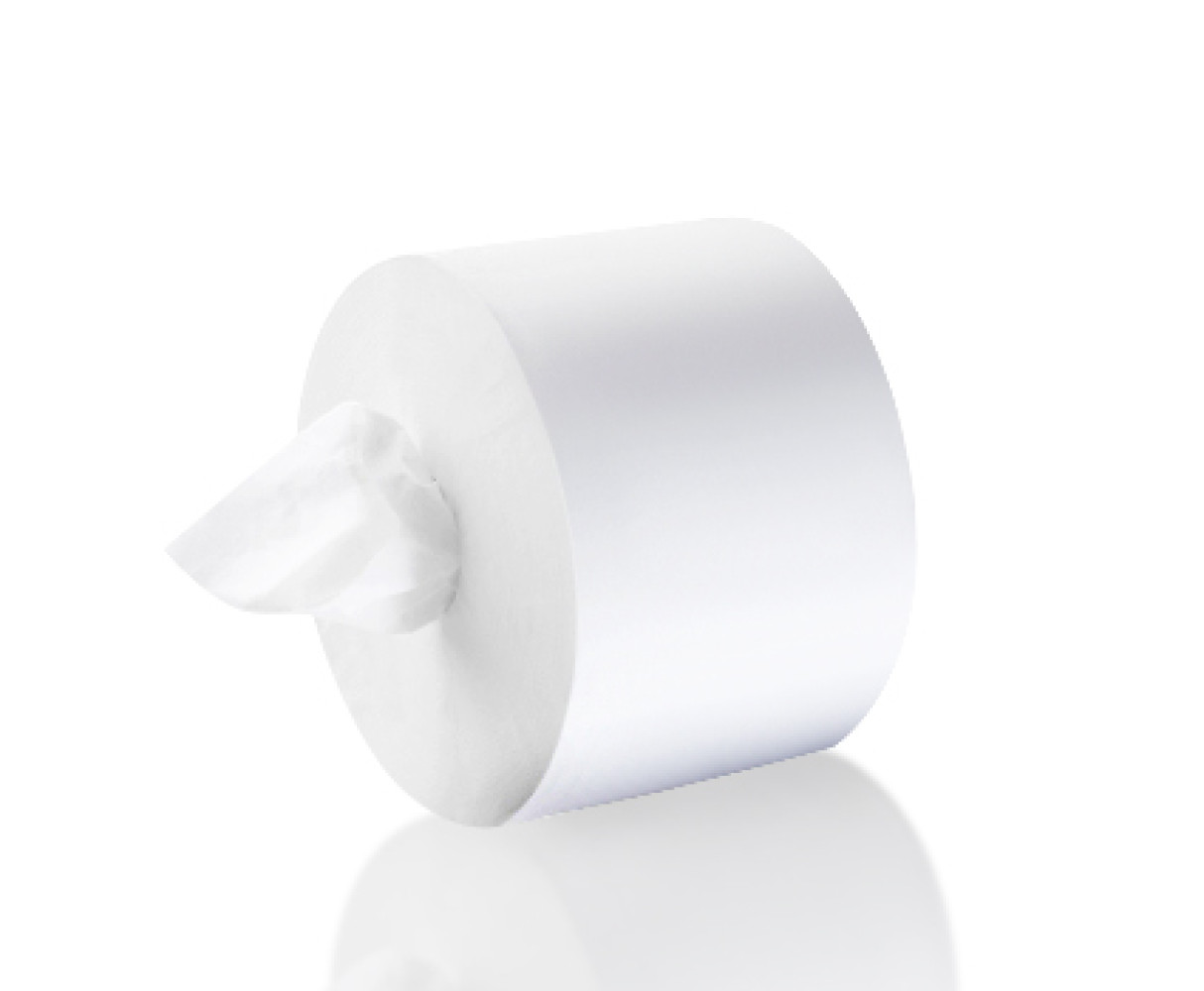 Туалетная бумага Джамбо-Софт, с центральной вытяжкой, 2 х-слойная, белая, 200м, МРС, 1 рулон