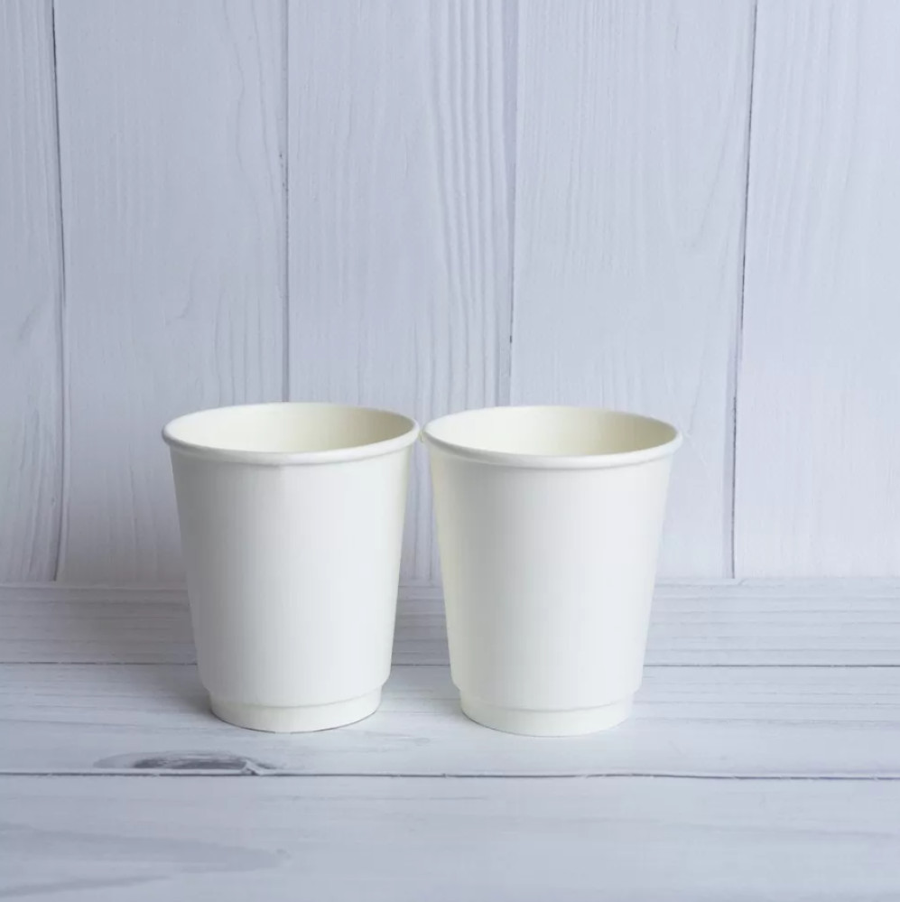 Стакан бумажный 2-х слойный белый 185 мл 15 шт/уп (кр70, d70)