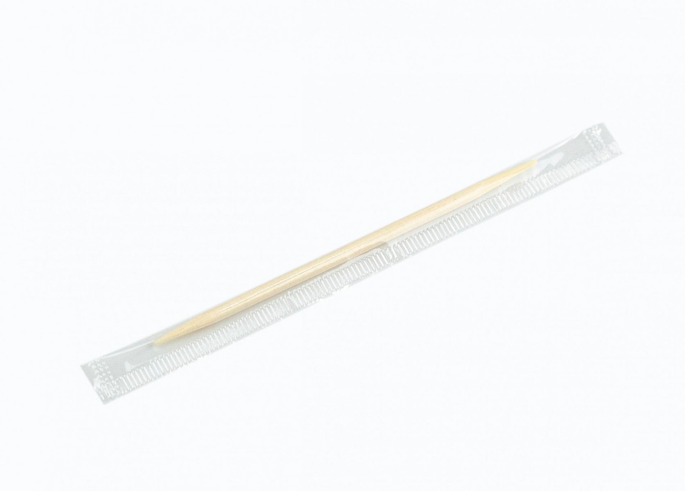 Зубочистка в целлофановой индивидуальной упаковке 65 мм 1000 шт/уп