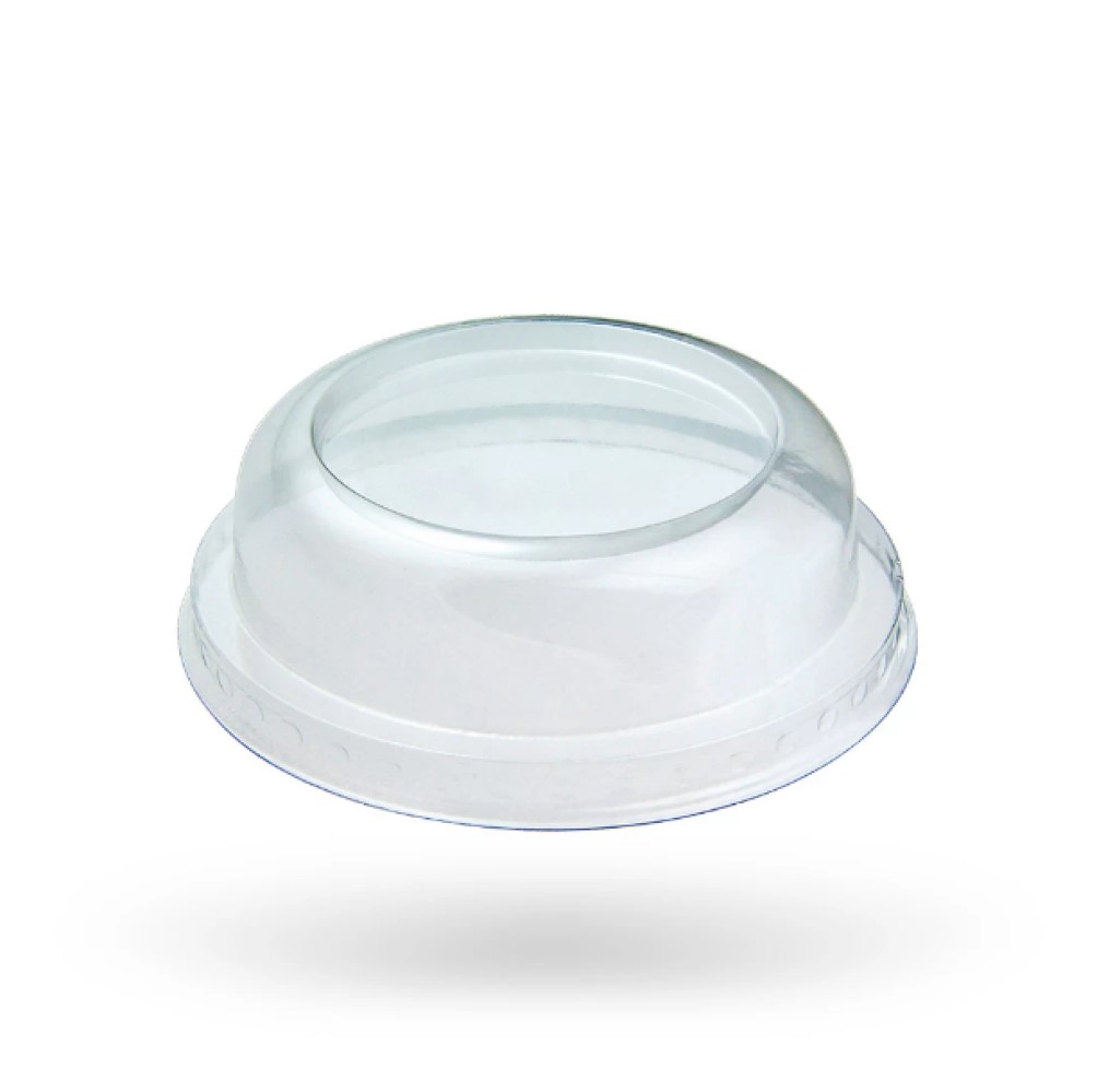 Крышка полукупольная без отверстия для стакана PET d=95 мм арт. 16250, 16350, 16400, 16600 50