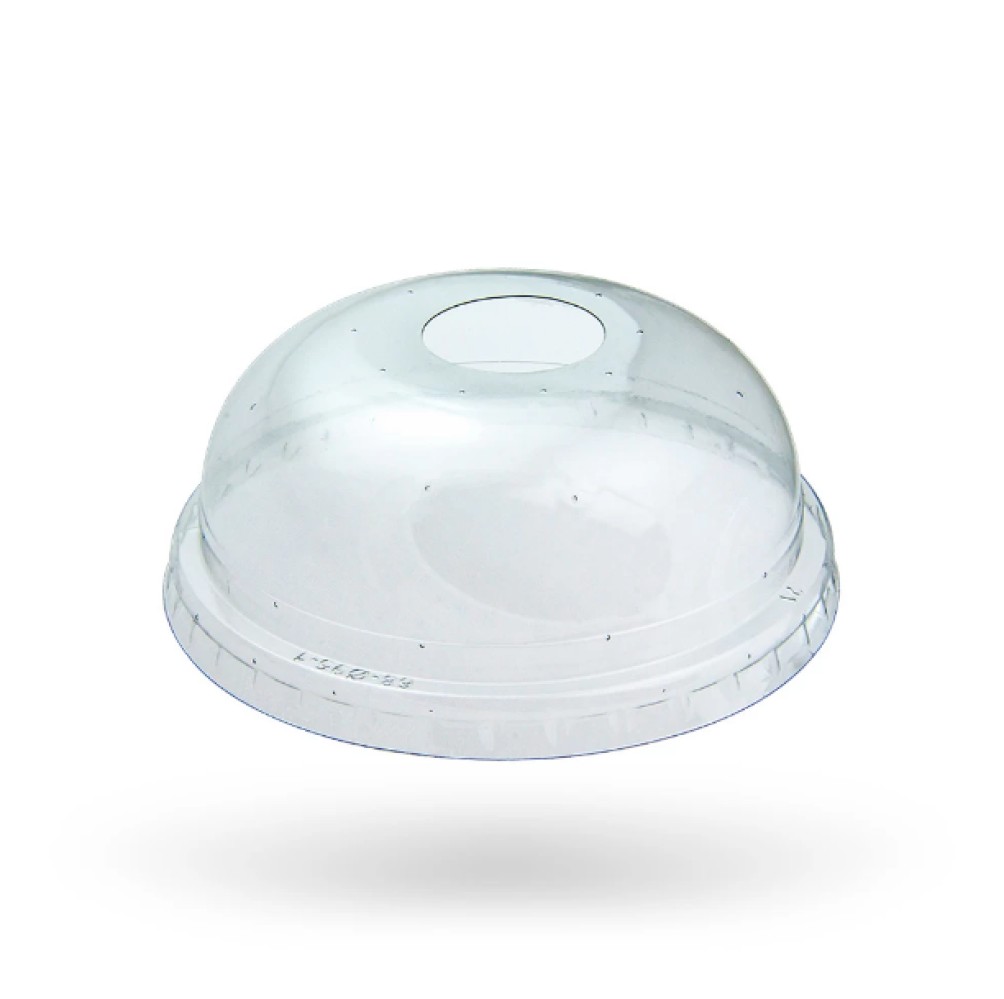 Крышка полукупольная с отверстием для стакана PET d=95 мм арт. 16250, 16350, 16400, 16600 100