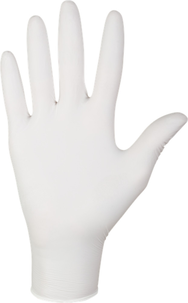 Перчатки латексные опудренные Care 365 L белые 100 шт/уп (50 пар)