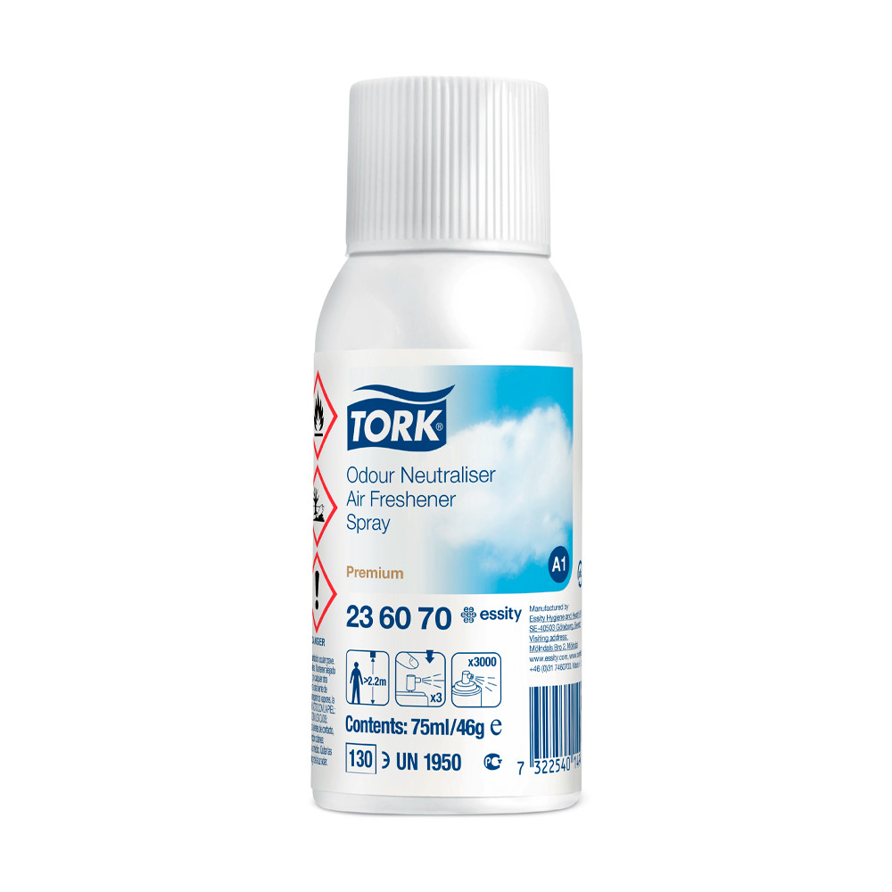 Сменный баллон для автоматического освежителя воздуха аэрозоль Tork Premium Нейтрализатор запахов 75 мл