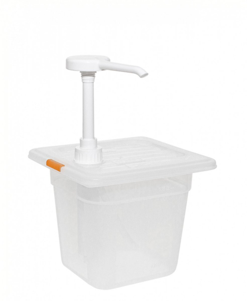 Дозатор для горчицы из полипропилена с мерной шкалой прозрачный 2 л