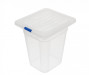 Контейнер пищевой из полипропилена с крышкой прозрачный 1/6 2,5 л 17,6х16,2х20 см