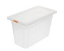Контейнер пищевой из полипропилена с крышкой прозрачный 1/3 6,5 л 32,5х17,6х20 см