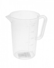 Чашка мерная из полипропилена прозрачная 500 мл