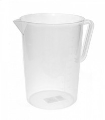 Чашка мерная из полипропилена прозрачная 5 л