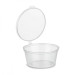 Соусник пластиковый с внутренней крышкой прозрачный 120 мл 50 шт/уп (10 уп/ящ)
