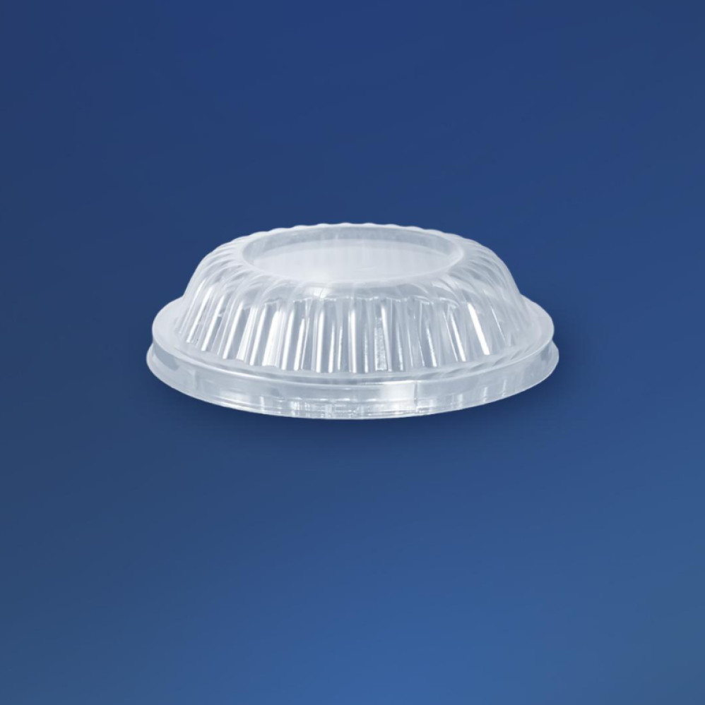 Крышка пластиковая для соусника ПС-21 прозрачная 100 мл d=108 мм h=22 мм 1200 шт/ящ