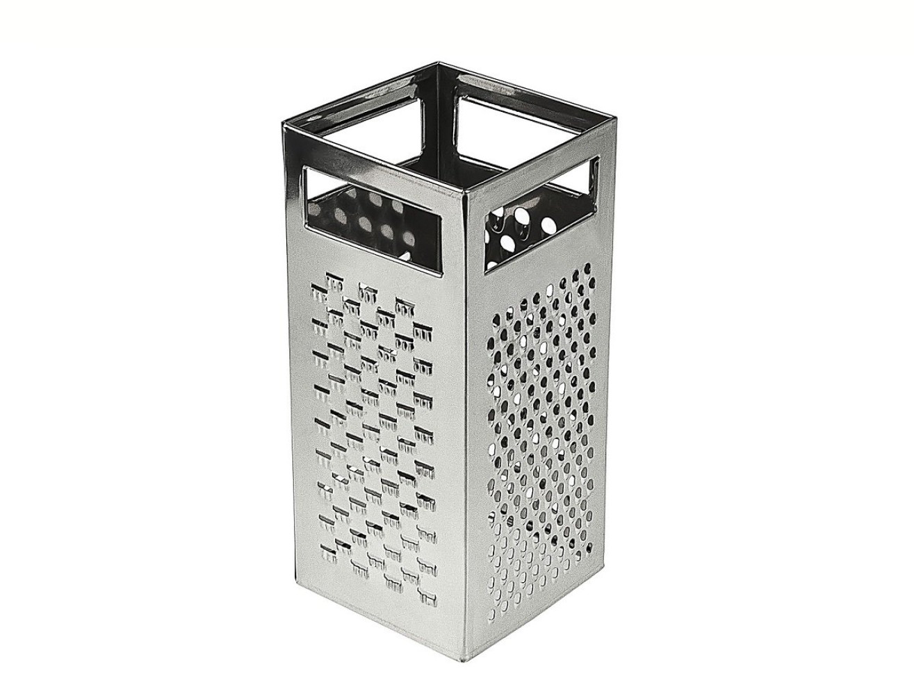 Терка 4-х гранная из нержавеющей стали 10х10х22,5 см