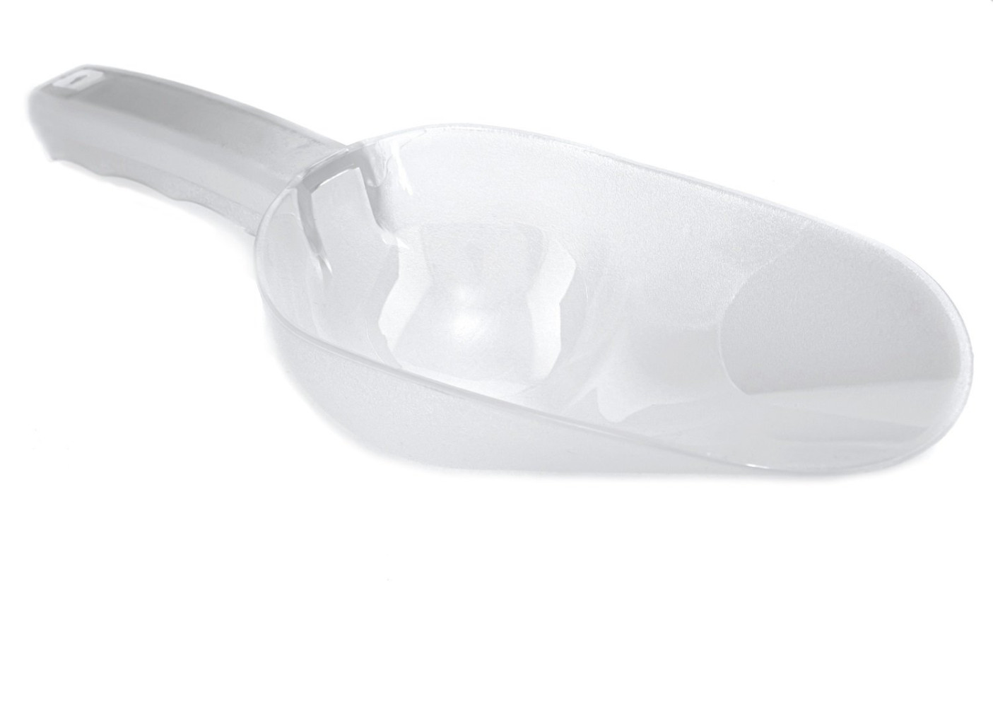 Совок для сыпучих и льда из поликарбоната прозрачный 530 мл 30,5 см