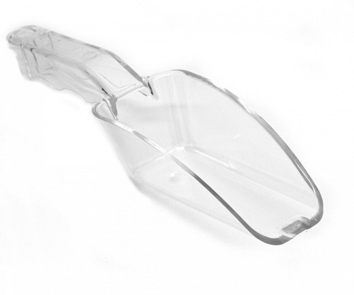 Совок для сыпучих и льда из поликарбоната прозрачный 180 мл 27 см