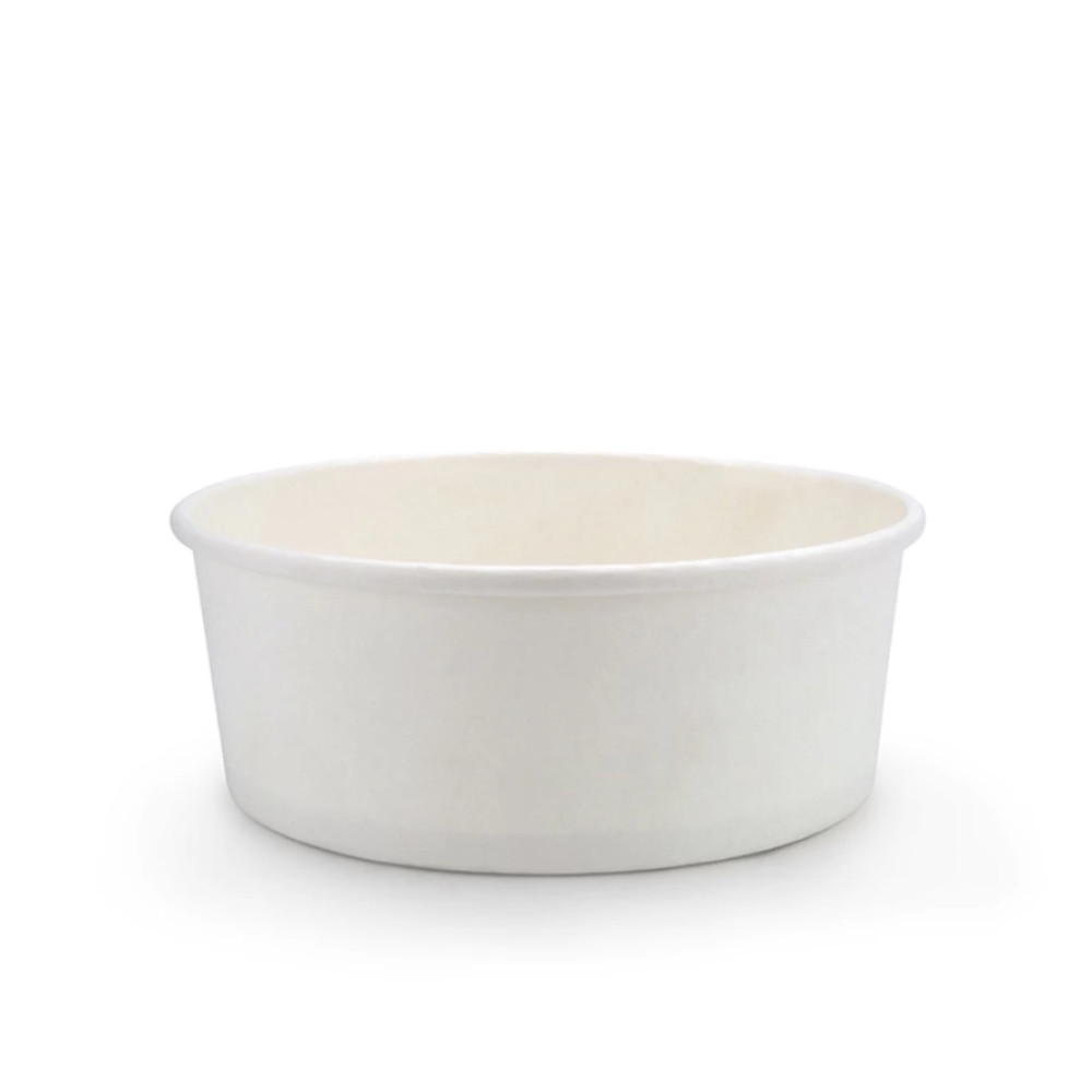 Салатник бумажный круглый белый 750 мл d=145 мм h=67 мм 50 шт/уп