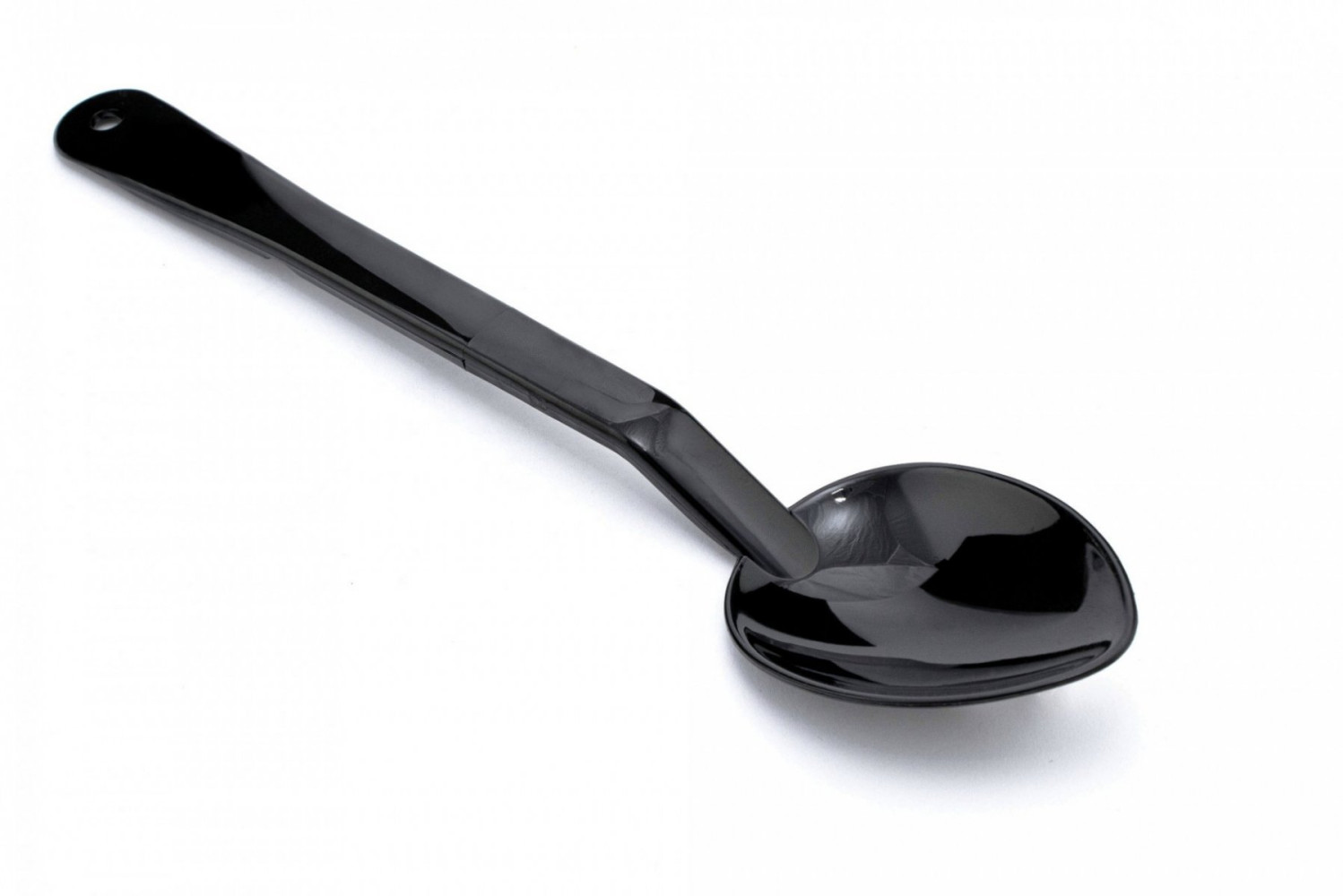 Ложка кухонная из поликарбоната черная 40 мл 33,3 см