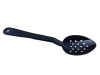 Ложка кухонная перфорированная из поликарбоната черная 40 мл 33,3 см