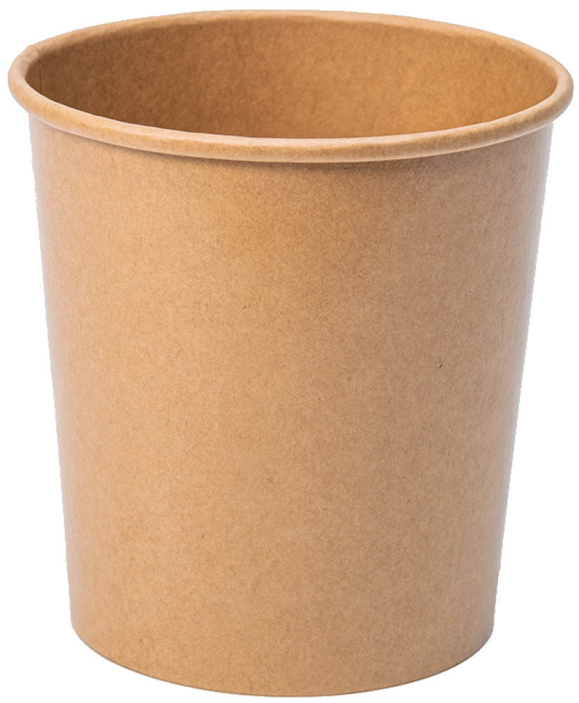 Супник бумажный крафт 750 мл d=115 мм h=115 мм 25 шт/уп