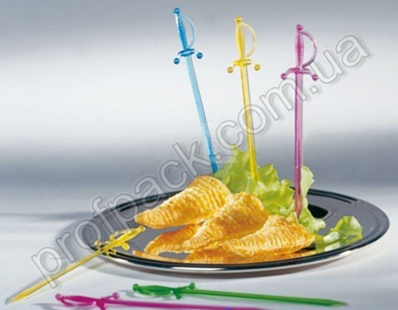 Шпажка для канапе, Шпага, 70 мм, 1000 шт/уп